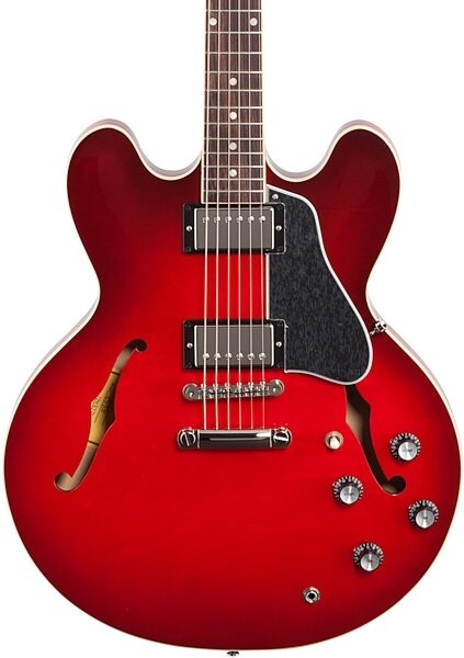 Gibson 2019 ES-335 Dot Semi-Hollowbody Electric Guitar (with Case), Body Straight Front