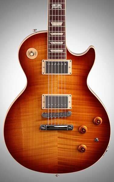 Gibson Limited Edition 2014 Les Paul Standard Lite Flametop AA Electric Guitar (with Case), Body Straight Front