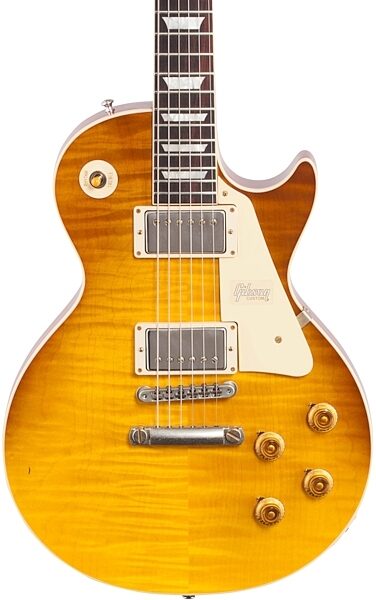 Gibson Custom Shop 60th Anniversary 1959 Les Paul Standard VOS Electric Guitar (with Case), Body Straight Front