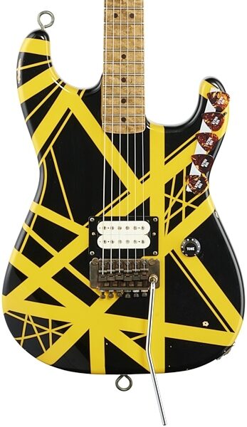 EVH Eddie Van Halen Limited Edition '79 Bumblebee Reissue Electric Guitar (with Case), Body Straight Front