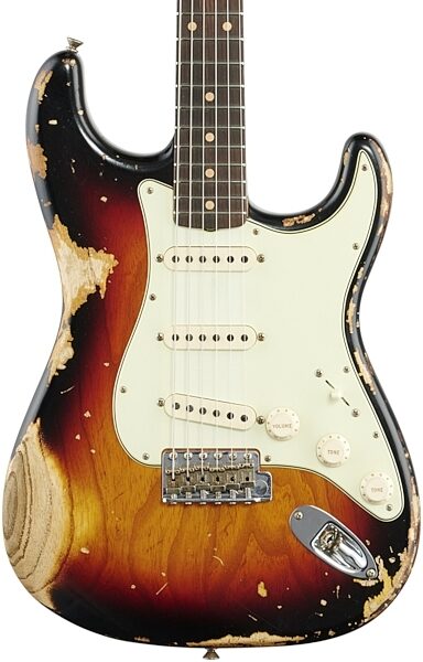 Fender Custom Shop Limited Edition '60s HR/CR Stratocaster Electric Guitar (with Case), Body Straight Front