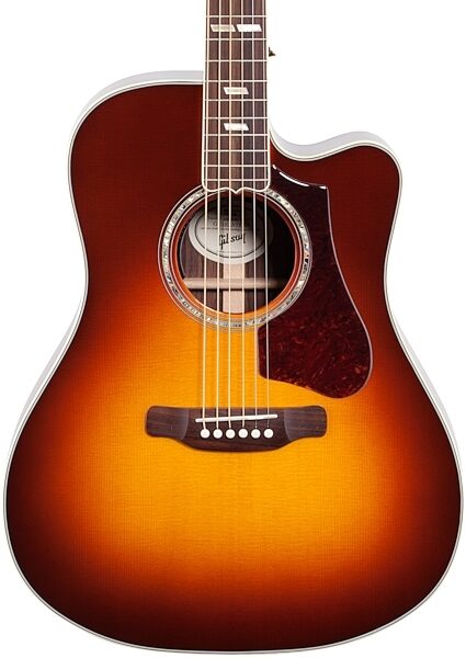 Gibson Limited Edition 2018 Hummingbird Supreme Avant Garde Acoustic-Electric Guitar (with Case), Body Straight Front