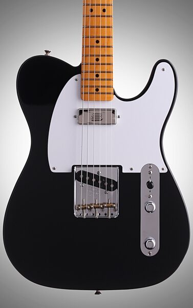 Fender Vintage Hot Rod '52 Telecaster Electric Guitar (Maple with Case), Body Straight Front