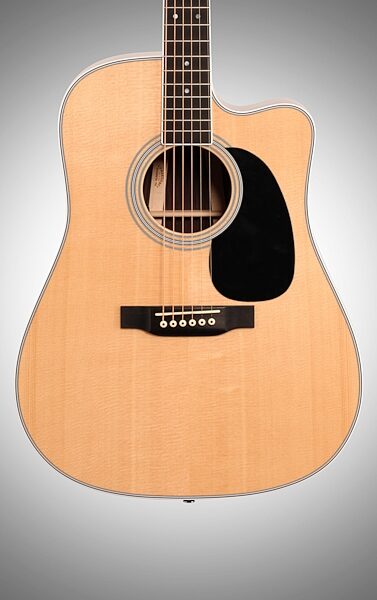 Martin DC-35E Dreadnought Acoustic-Electric Guitar (with Case), Body Straight Front