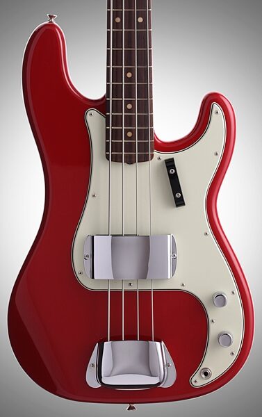 Fender '63 American Vintage Precision Electric Bass, Rosewood Fingerboard with Case, Body Straight Front