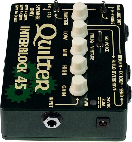 Quilter InterBlock 45 Guitar Amplifier Head (45 Watts), Main Side