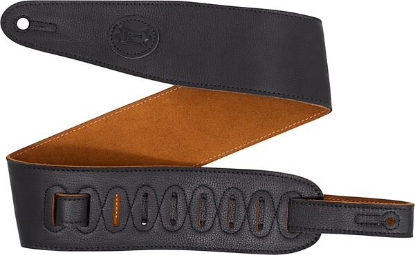 Levy's MGS44ST3 3-Inch Garment Leather Strap, Black Honey, Action Position Back