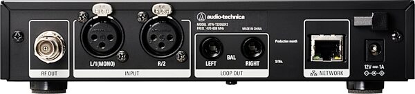 Audio-Technica ATW-3255 3000 Series Wireless In-Ear Monitor System, Band DF2 (470 - 608 MHz), Action Position Front
