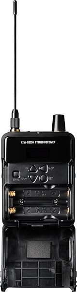 Audio-Technica ATW-R3250 3000 Series Wireless In-Ear Monitor Receiver, Band DF2 (470 - 608 MHz), Action Position Front