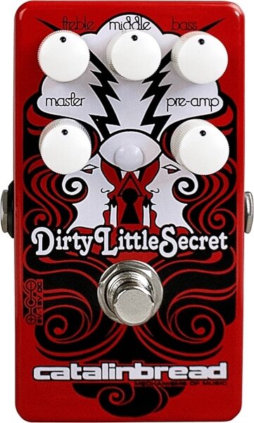 Catalinbread Dirty Little Secret Red Mod Overdrive Pedal, Warehouse Resealed, Main