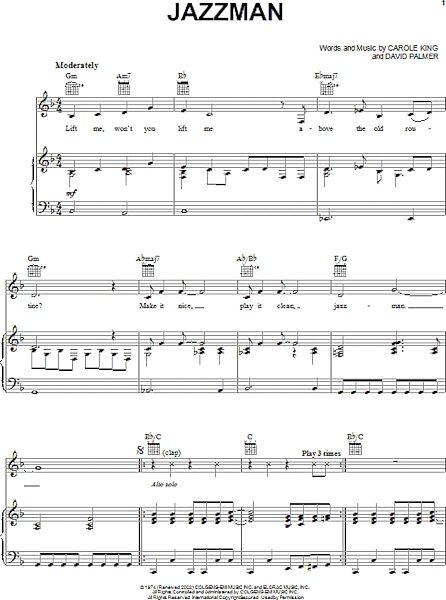 Jazzman - Piano/Vocal/Guitar, New, Main
