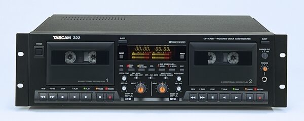 TASCAM 322 Pro Dual Cassette Recorder, Main