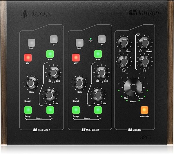 iCON Harrison 32Ci USB Audio Interface, New, Action Position Back