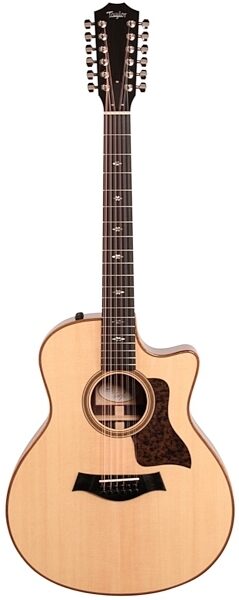Taylor 756ce Grand Symphony Cutaway Acoustic-Electric Guitar, 12-String (with Case), Natural