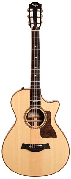 Taylor 712ce 12-Fret Grand Concert Acoustic-Electric Guitar (with Case), Natural