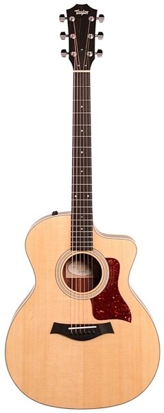 Taylor 214ce Koa Acoustic-Electric Guitar (with Gig Bag), Main