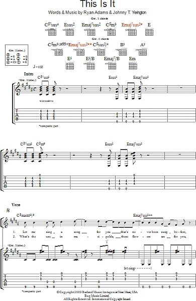 This Is It - Guitar TAB, New, Main