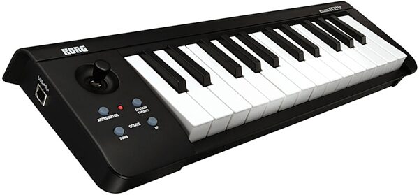 Korg microKEY25 USB MIDI Keyboard, 25-Key, Action Position Back