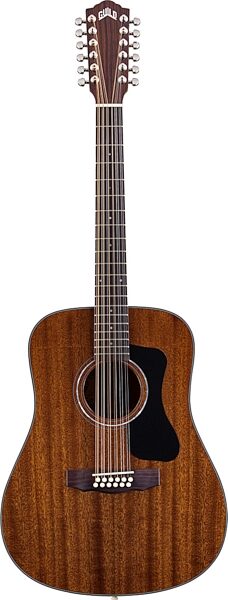 Guild D-125-12 Dreadnought Acoustic Guitar (12-String with Case), Main