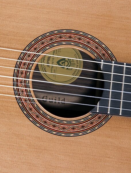 Guild GC-2 Classical Acoustic Guitar with Case, Soundhole