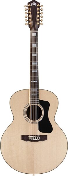 Guild F-1512 Jumbo Acoustic Guitar (12-String with Case), Main