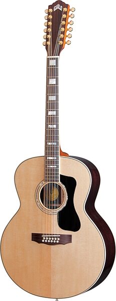 Guild F-1512 Jumbo Acoustic Guitar (12-String with Case), Right