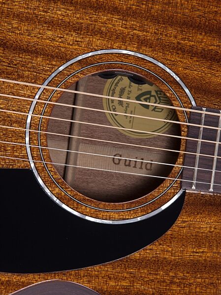Guild M-120E Concert Acoustic-Electric Guitar with Case, Soundhole