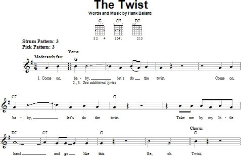 The Twist - Easy Guitar, New, Main