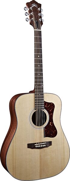 Guild DV4 Dreadnought Acoustic Guitar (with Case), Natural