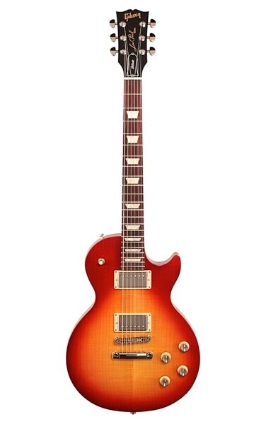 Gibson 2017 Exclusive Les Paul Tribute Plus Electric Guitar (with Gig Bag), Faded Cherry