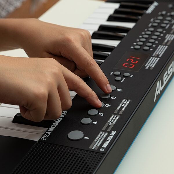 Alesis Harmony 32 Personal Keyboard, Action Position Back