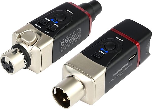 Xvive U35 Digital Plug-On Wireless System for XLR Dynamic Microphones, New, Action Position Back