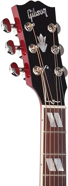 Gibson 2018 Hummingbird Acoustic-Electric Guitar (with Case), Headstock Left Front