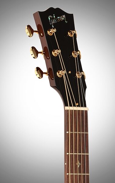 Gibson Limited Edition Stage Deluxe Rosewood Acoustic-Electric Guitar (with Case), Headstock Left Front