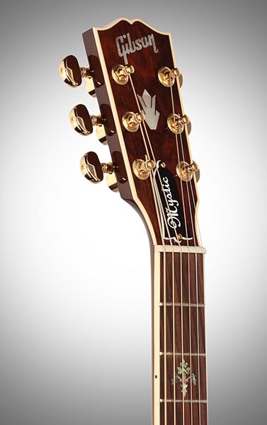 Gibson Limited Edition Songwriter Mystic Orpheum Acoustic-Electric Guitar (with Case), Headstock Left Front