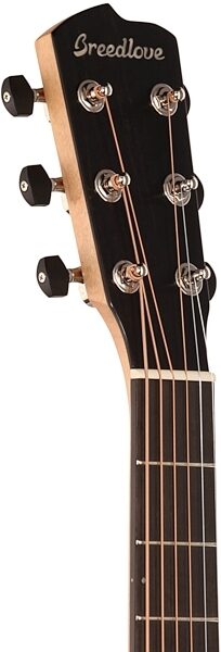 Breedlove Oregon Dreadnought Concerto Myrtlewood Acoustic-Electric Guitar (with Case), Headstock Left Front