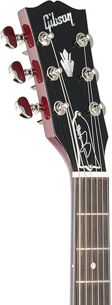Gibson Limited Edition Joan Jett ES-339 Semi-Hollowbody Electric Guitar (with Case), Headstock Left Front