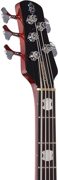 Spector Euro5 LX Electric Bass, 5-String (with Gig Bag), Headstock Left Front