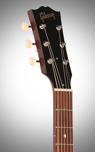 Gibson Limited Edition 1950's J-45 Antiquity VOS Acoustic-Electric Guitar (with Case), Headstock Left Front