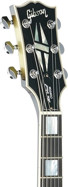 Gibson Custom Shop Adam Jones '79 Les Paul Custom VOS Electric Guitar, Headstock Left Front