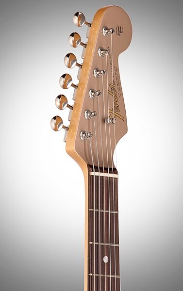 Fender American Vintage '65 Stratocaster Electric Guitar, with Rosewood Fingerboard and Case, Headstock Left Front