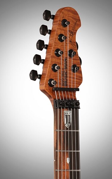 Ernie Ball Music Man John Petrucci JP167 Electric Guitar, 7-String (with Case), Headstock Left Front