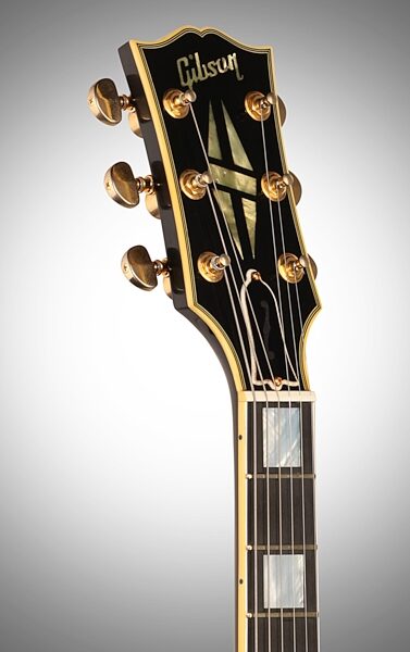 Gibson Limited Edition ES Les Paul Custom Black Beauty 3-Pickup VOS Electric Guitar with Bigsby (with Case), Headstock Left Front