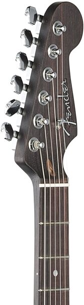 Fender Rarities Stratocaster Thinline HSS, Solid Rosewood Neck, Electric Guitar (with Case), Headstock Left Front