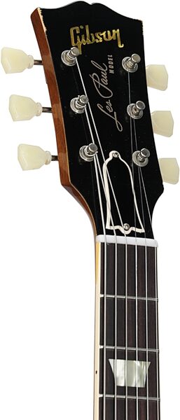 Gibson Custom Sergio Vallin '55 Les Paul Goldtop Electric Guitar (with Case), Headstock Left Front