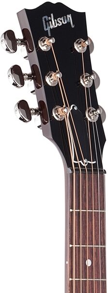 Gibson J-45 Cutaway Acoustic-Electric Guitar (with Case), Headstock Left Front