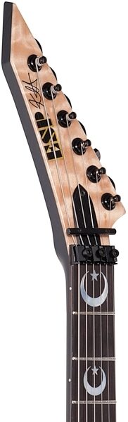 ESP Custom Shop Kirk Hammett Ouija Electric Guitar (with Case), Headstock Left Front