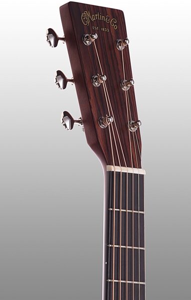 Martin 0018V Vintage Series Grand Concert Acoustic Guitar (with Case), Headstock Left Front