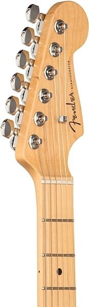 Fender American Elite Stratocaster HSS Shawbucker Electric Guitar (with Case), Headstock Left Front