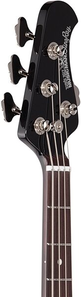 Ernie Ball Music Man Neck-Thru StingRay 4 Electric Bass (with Case), Headstock Left Front